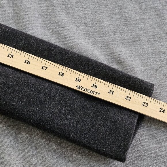 Linea Donna Blazer Womens M Gray Single Breasted LS Buttons Monochrome Wool VTG - Picture 6 of 14